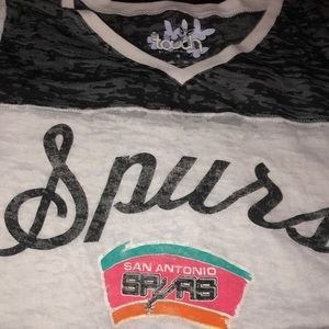 San Antonio Spurs small T-shirt sheer super cute